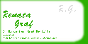 renata graf business card
